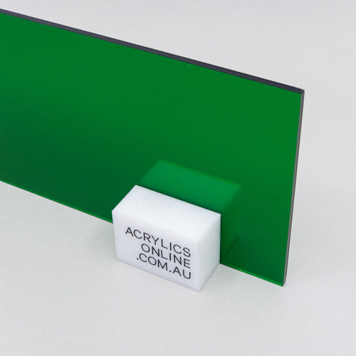 TRANSPARENT GREEN ACRYLIC SHEET