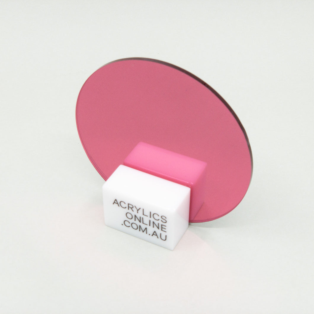 ROSE PINK MIRROR ACRYLIC DISC