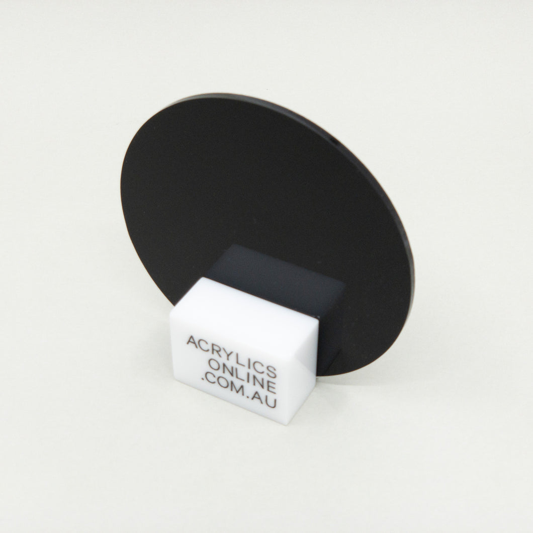 BLACK ACRYLIC DISC 3MM
