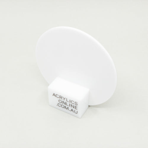 MATTE WHITE ACRYLIC DISC 3MM