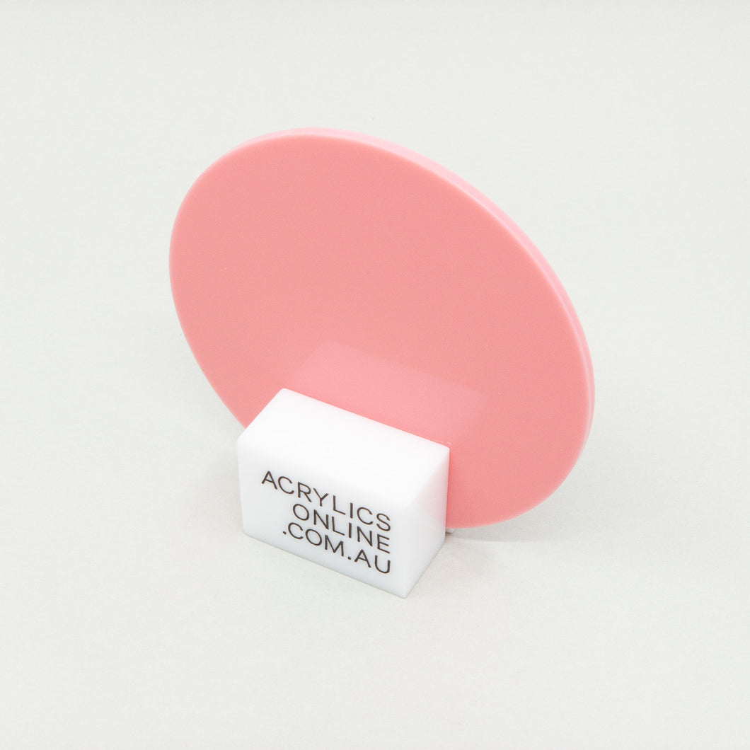 PIGGY PINK ACRYLIC DISC 3MM