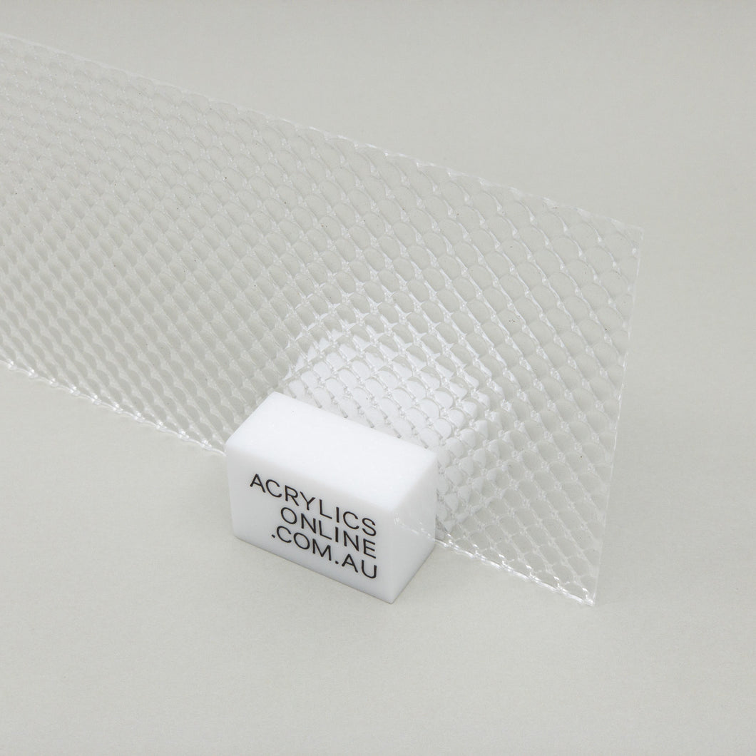 K12 PRISMATIC CLEAR ACRYLIC SHEET