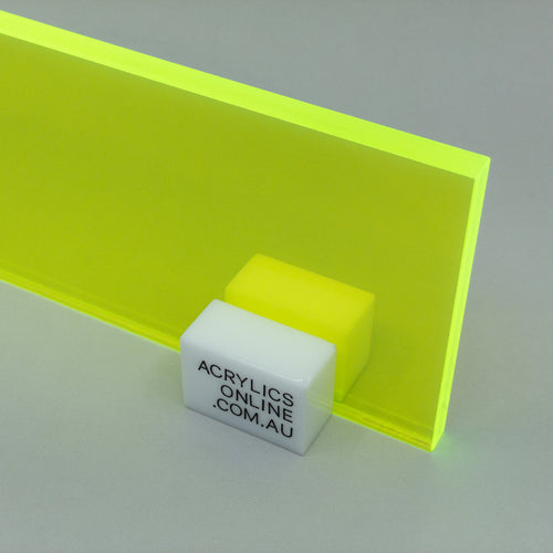 FLUORESCENT GREEN ACRYLIC SHEET 10MM