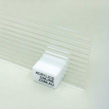 Load image into Gallery viewer, ACRYLIC CLEAR REEDED SHEET