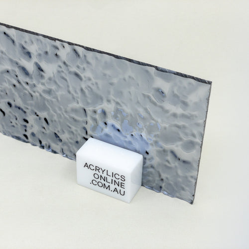 ACRYLIC TRANSPARENT GREY RIPPLE SHEET