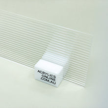 Load image into Gallery viewer, ACRYLIC CLEAR REEDED SHEET